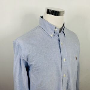 NWT Polo Ralph Lauren 16 32/33 Classic Fit Oxford Dress Shirt Blue Button Down